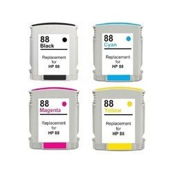 Zestaw 4x tusz do HP 88 CMYK zamienniki
