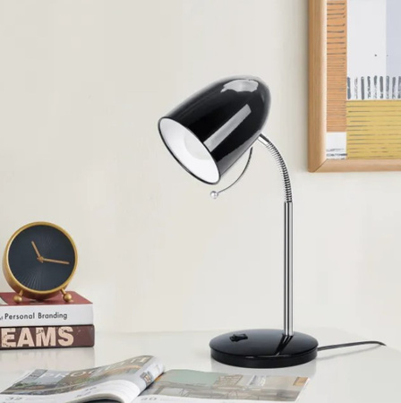 Lampka biurkowa czarna
