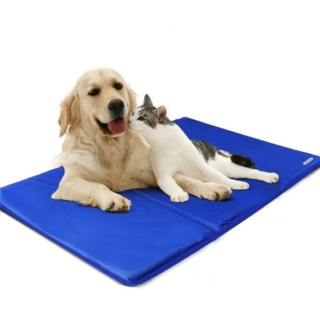 Mata chłodząca dla zwierząt 50x90 L granatowa