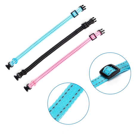 Regulowana obroża przeciw pasożytom 20-33cm 1,5cm 