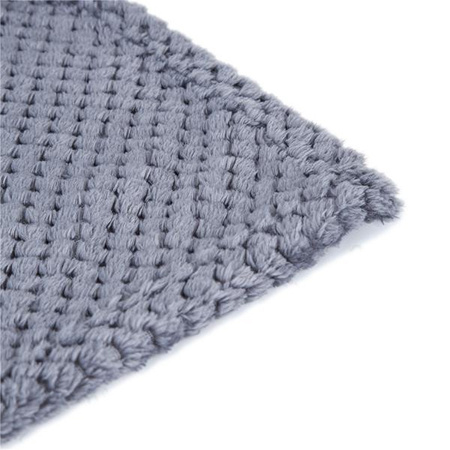 Koc dla psa/kota 80x80cm szary S