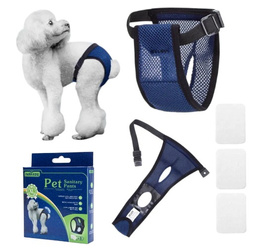 Majtki ochronne na cieczkę dla psa XL