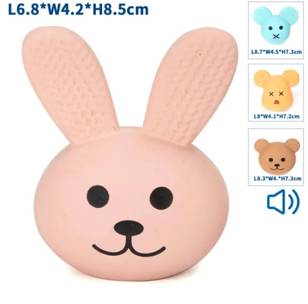 Piszcząca lateksowa zabawka dla psa.