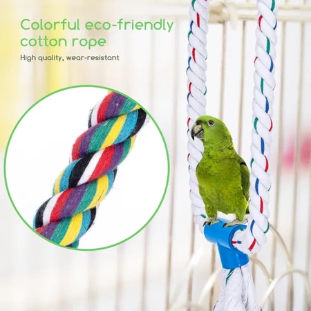 Zabawka bawełniana lina dla ptaka