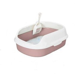 Kuweta dla kota 39,5x29,5x13,5cm brązowa