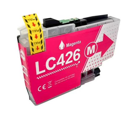 Tusz do Brother LC426 czerwony / magenta nowy zamiennik