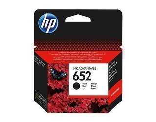 Tusz HP 652 czarny / black Oryginalny