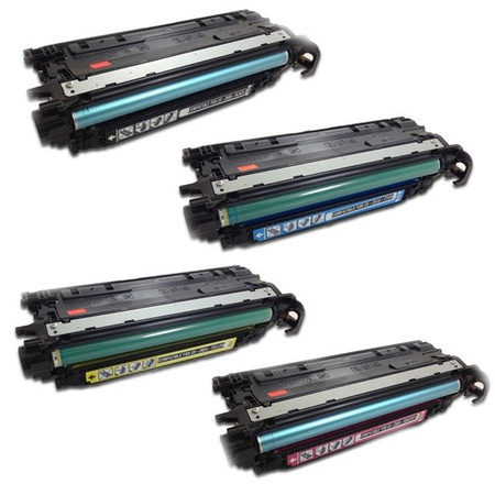 Zestaw 4x toner do HP CE260X-CE263A CMYK zamienniki