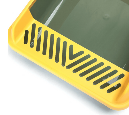 Kuweta dla kota zielono-żółta