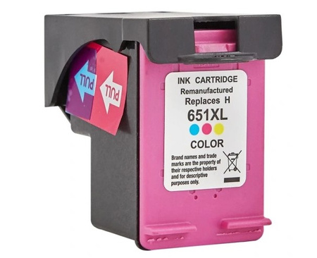 Tusz do HP 651 trójkolorowy zamiennik