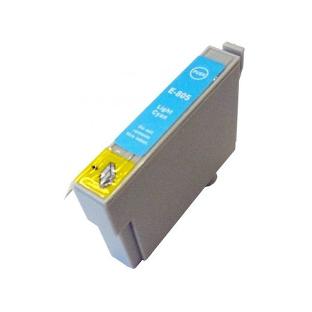 Tusz do Epson T0805 XL jasny niebieski / light cyan 100% nowy zamiennik