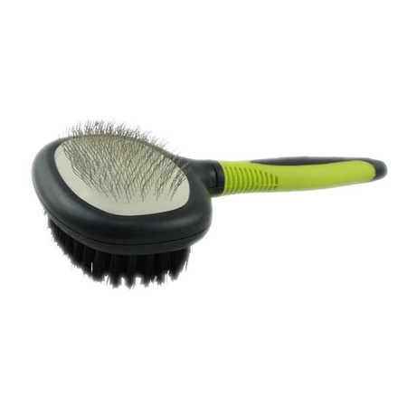 Dwustronna szczotka do wyczesywania sierści 21,3x11,3cm