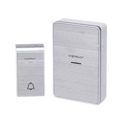 Dzwonek do drzwi srebrny