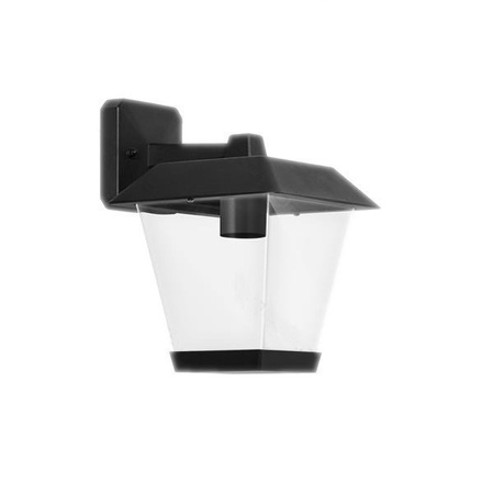 Lampa zewnętrzna ścienna ozdobna czarna 215x170x235mm