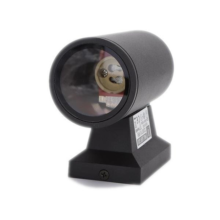 Lampa zewnętrzna ścienna czarna 123x60x104,5mm