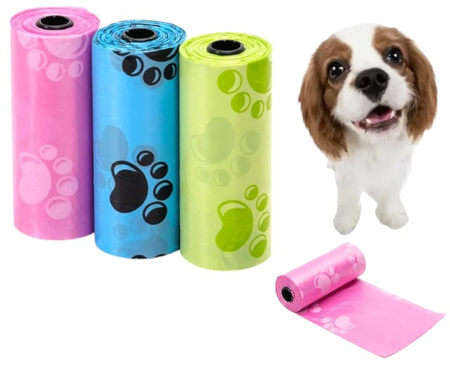 Worki na psie odchody 3 rolki