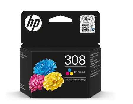 Tusz HP 308 trójkolorowy Oryginalny