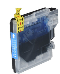 Tusz do Brother LC980 LC1100 XL niebieski / cyan 100% nowy zamiennik