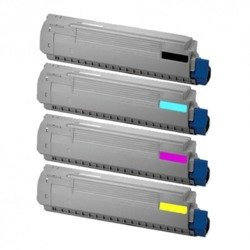 Zestaw 4x toner do OKI C810 CMYK zamienniki