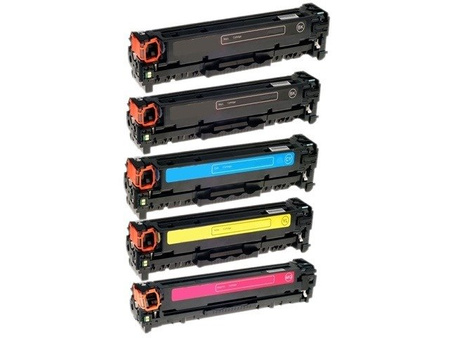 Zestaw 5x toner do HP CF410A-CF413A CMYK +  K zamienniki