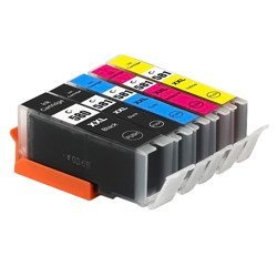 Zestaw 5x tusz do Canon PGI-580 CLI-581 CMYK zamienniki