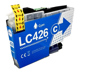 Tusz do Brother LC426 niebieski / cyan nowy zamiennik