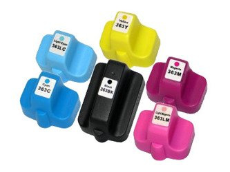 Zestaw 6x tusz do HP 363 CMYK zamienniki