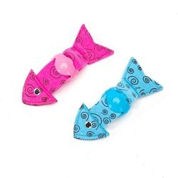 Zabawka dla kota rybka piłka zestaw 2szt