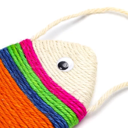 Zabawka dla kota rybka kolorowa