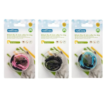 Regulowana obroża przeciw pasożytom 20-33cm 1,5cm 