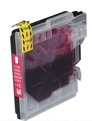 Tusz do Brother LC980 LC1100 XL purpurowy / magenta 100% nowy zamiennik