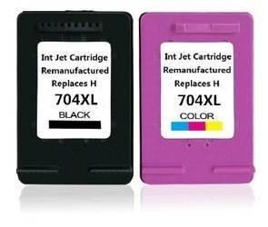 Zestaw 2x tusz do HP 704XL CMYK zamienniki