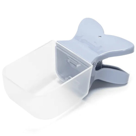 Łyżka do karmy z klipsem do zamykania torebek