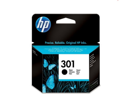 Tusz HP 301 czarny / black Oryginalny