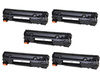 Zestaw 5x Toner do HP CF244A czarny / black 100% nowy zamiennik