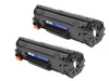 Zestaw 2x toner do HP CE285A / 85A czarny / black zamienniki