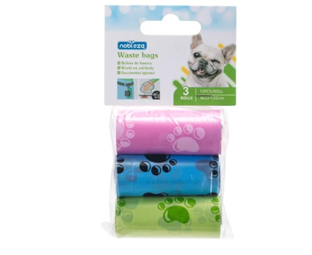 Worki na psie odchody 3 rolki