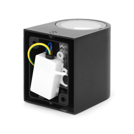 Lampa zewnętrzna ścienna ozdobna czarna