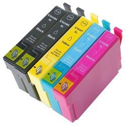 Zestaw 5x tusz do Epson T1631-T1634 XL CMYK 100% nowy zamiennik