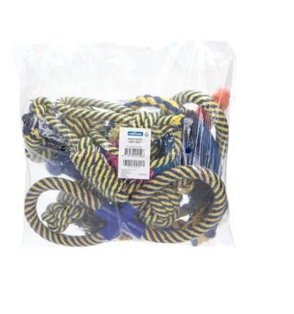 Zestaw zabawek z bawełnianego sznura dla zwierząt (10 sztuk)