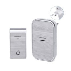 Dzwonek do drzwi srebrny