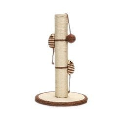 Drapak dla kota słupek z kulką na sznurku 40x25x25cm