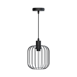 Żelazna lampa wisząca geometryczna okrągła