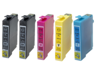 Zestaw 5x tusz do EPSON T2991-T2994 CMYK zamiennik 001