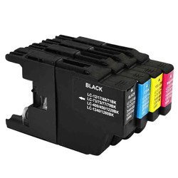 Zestaw 4x tusz do Brother LC1240 XL CMYK zamienniki