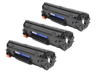 Zestaw 3x toner do HP CE285A / 85A czarny / black zamienniki