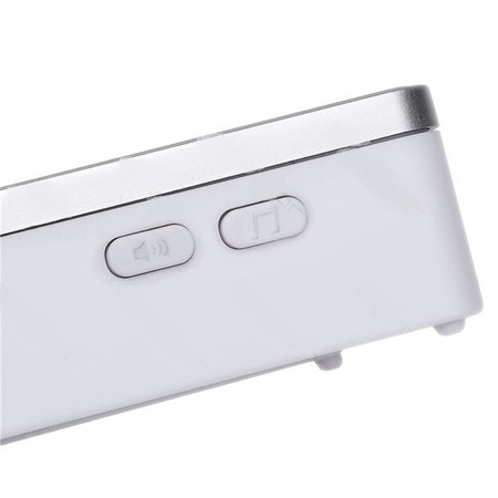 Dzwonek do drzwi srebrny