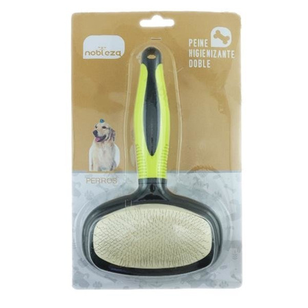 Dwustronna szczotka do wyczesywania sierści 21,3x11,3cm