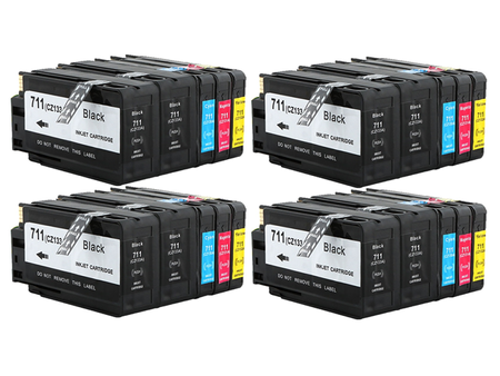 Zestaw 20x tusz do HP 711XL CMYK zamienniki