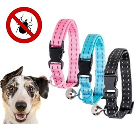 Regulowana obroża przeciw pasożytom 20-33cm 1,5cm